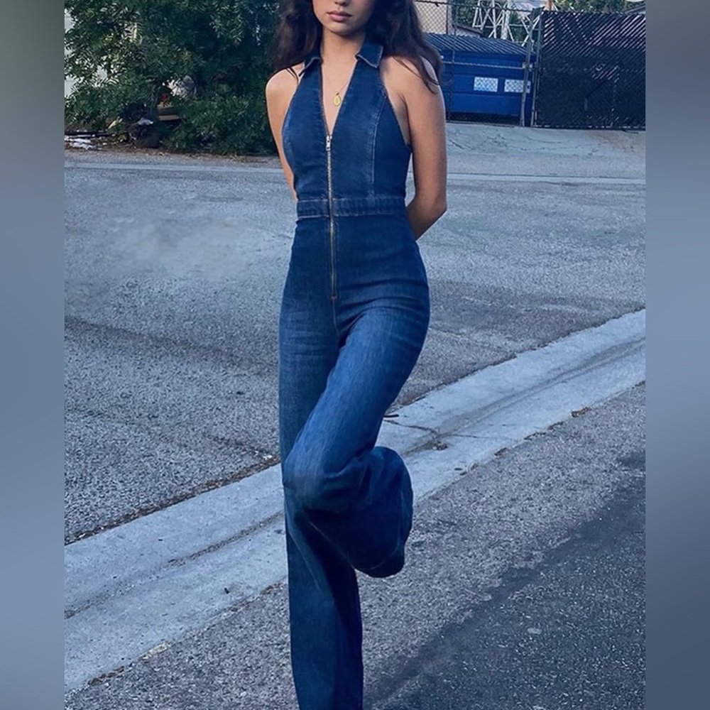 Denim jumpsuit